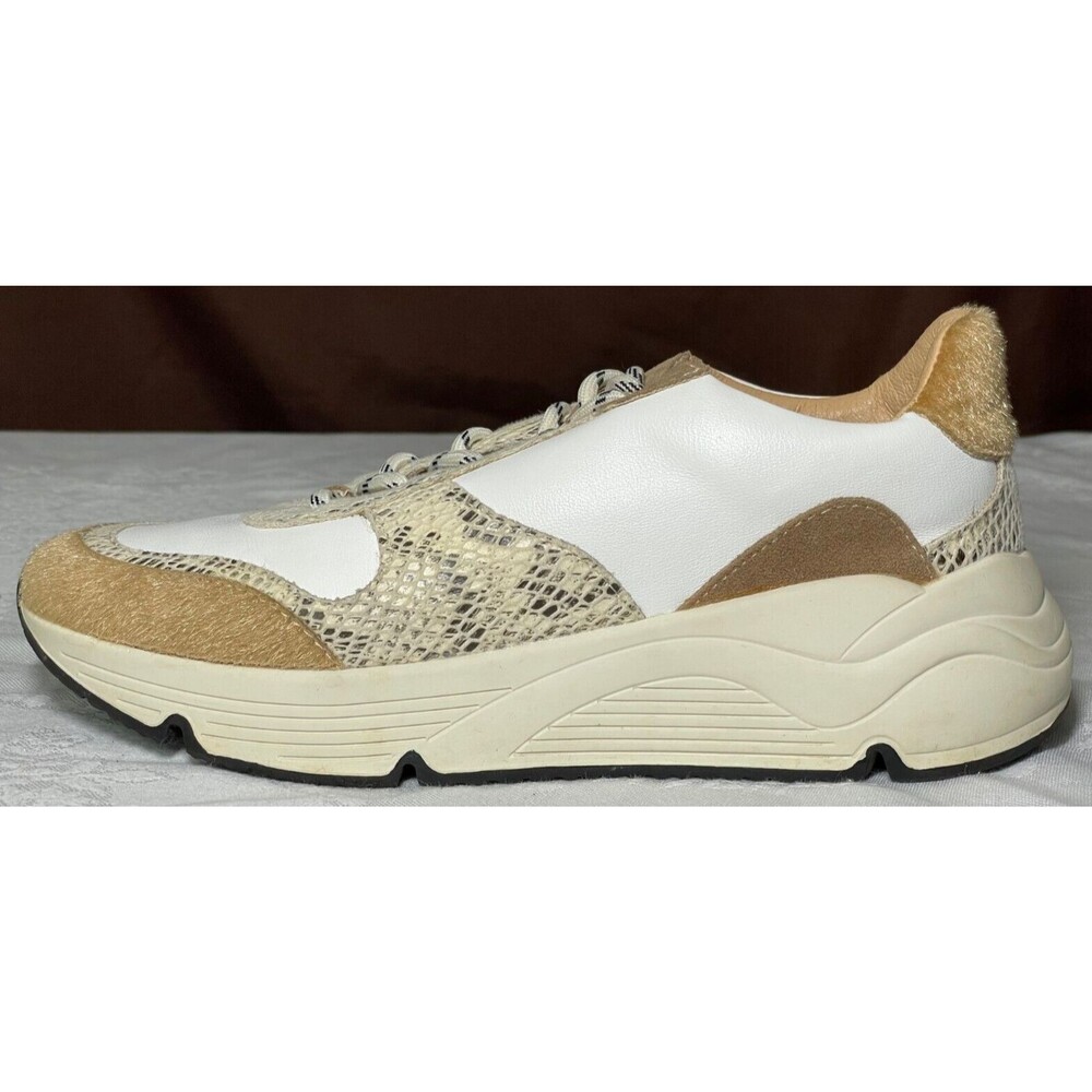 Oasis Society Size 6 Leopard Cheetah Beige Fur Women’s Sneaker w/ Original Laces - Picture 9 of 12